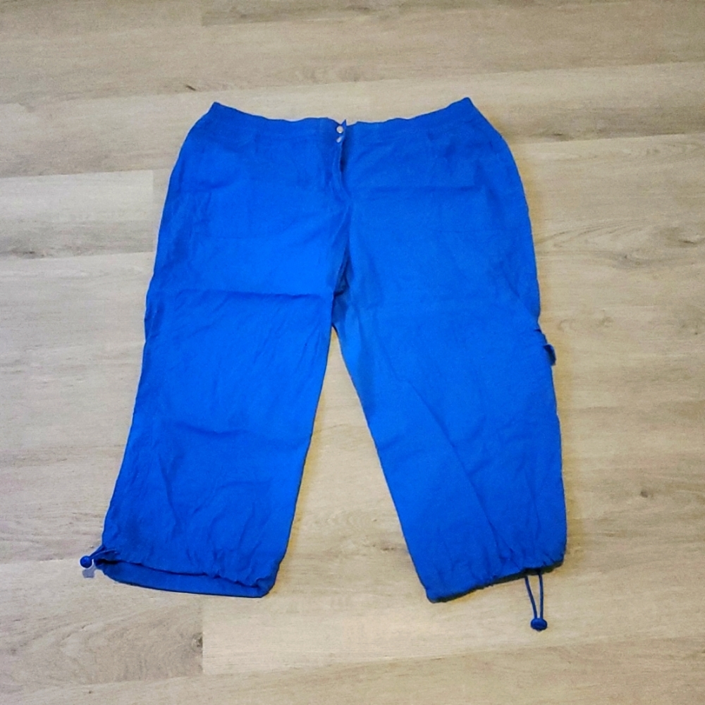 Blue Cargo Capris